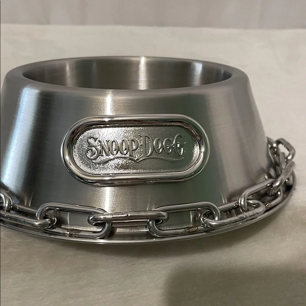 Snoop Dogg Chain Design Pet Bowl